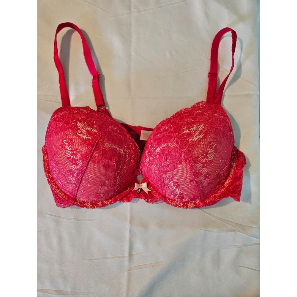 VICTORIA'S SECRET DREAM ANGELS 36C SEXY LACE PUSH UP BRA LIGHTLY LINED